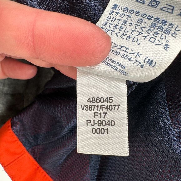 Lands End Mens Squall Orange Fleece 3 in 1 Hooded Outdoor Waterproof XL Jacket - Picture 11 of 15